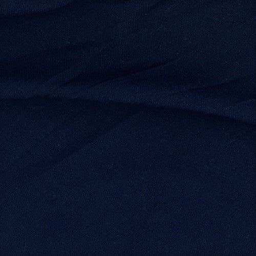 Poly/Cotton Interlock in Deep Blue