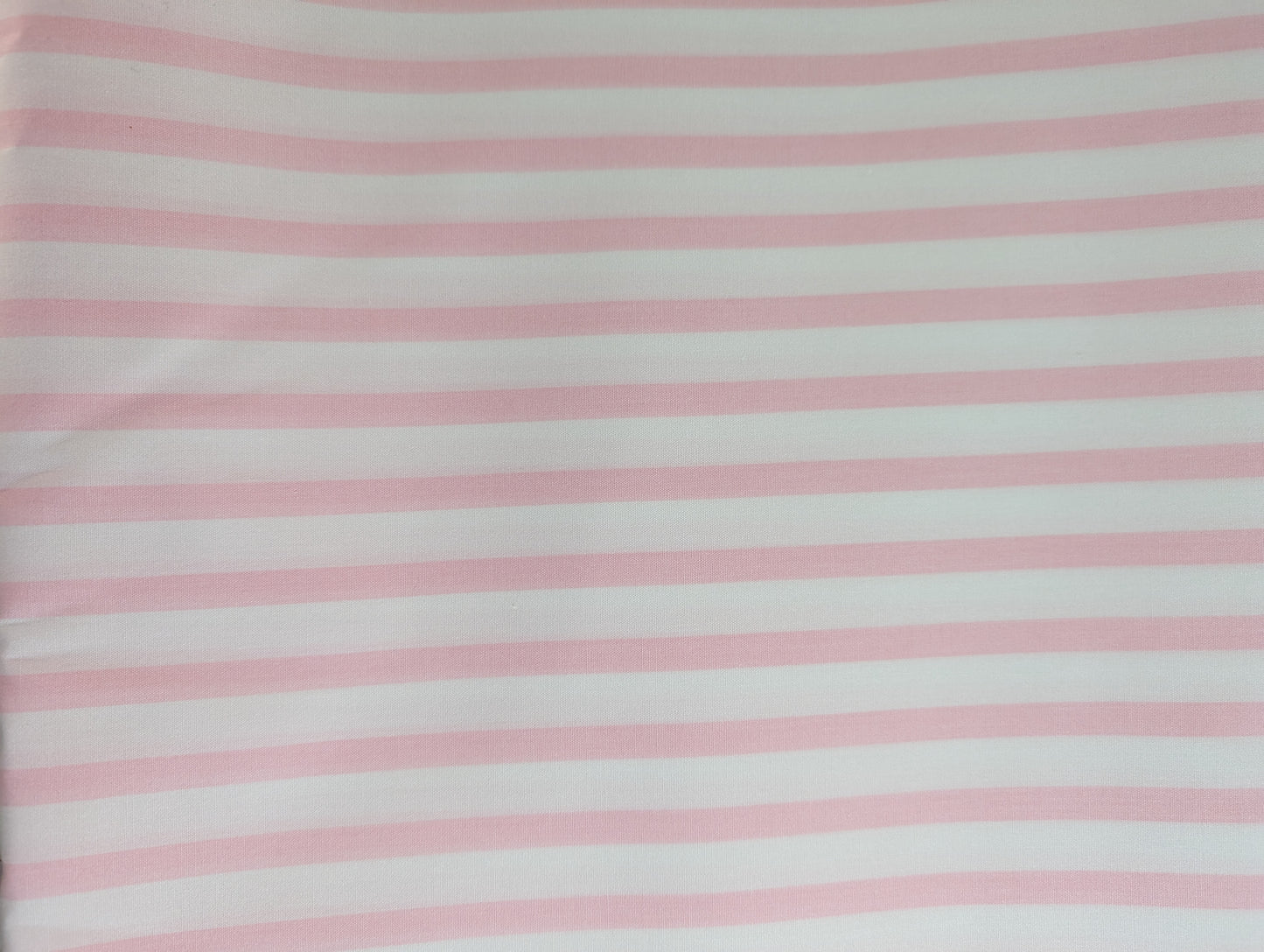 100% Cotton Pink/White Striped Shirting