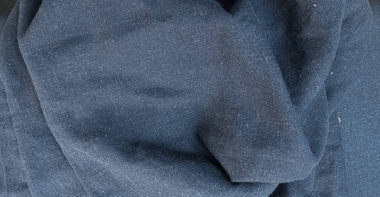 100% Linen in Navy