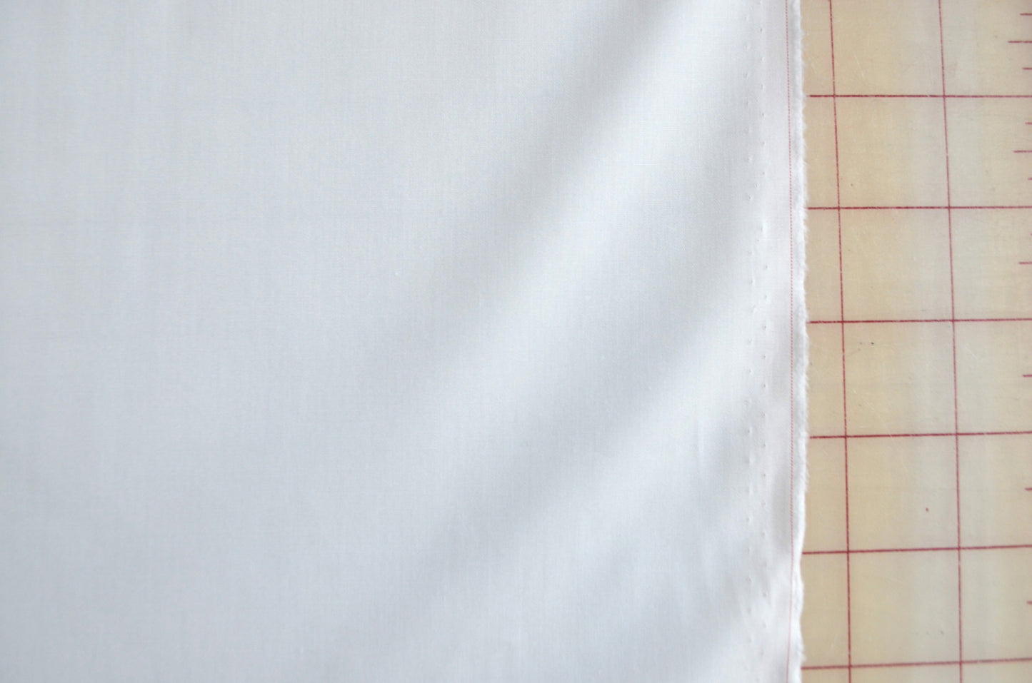 100% Organic Cotton White Poplin GOTS Certified