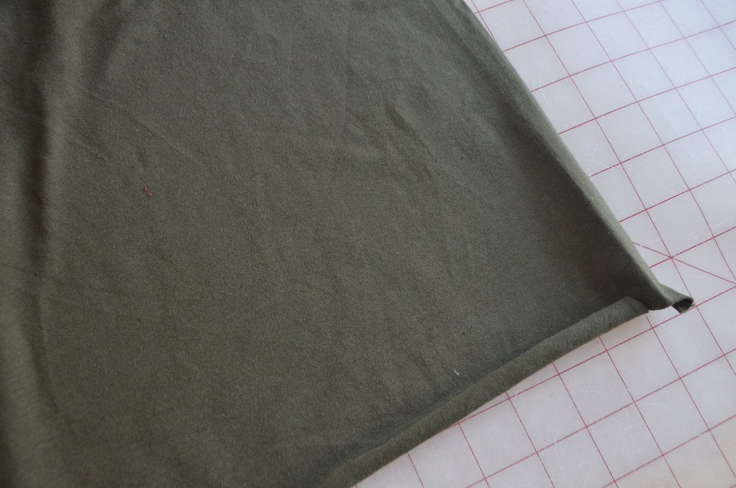 Cotton/Spandex Jersey in Olive