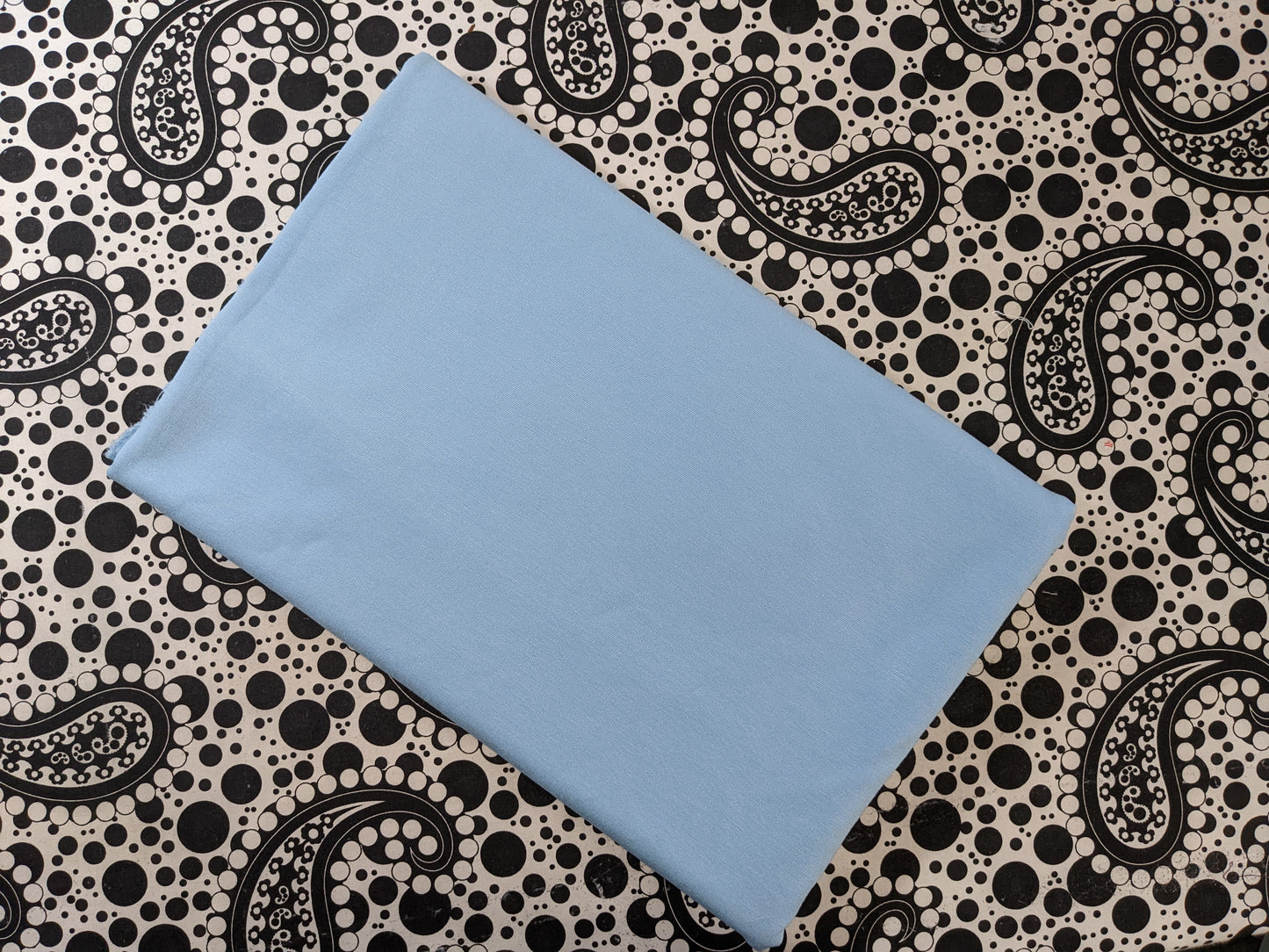 Nylon/Rayon/Spandex Ponte De Roma in Light Blue