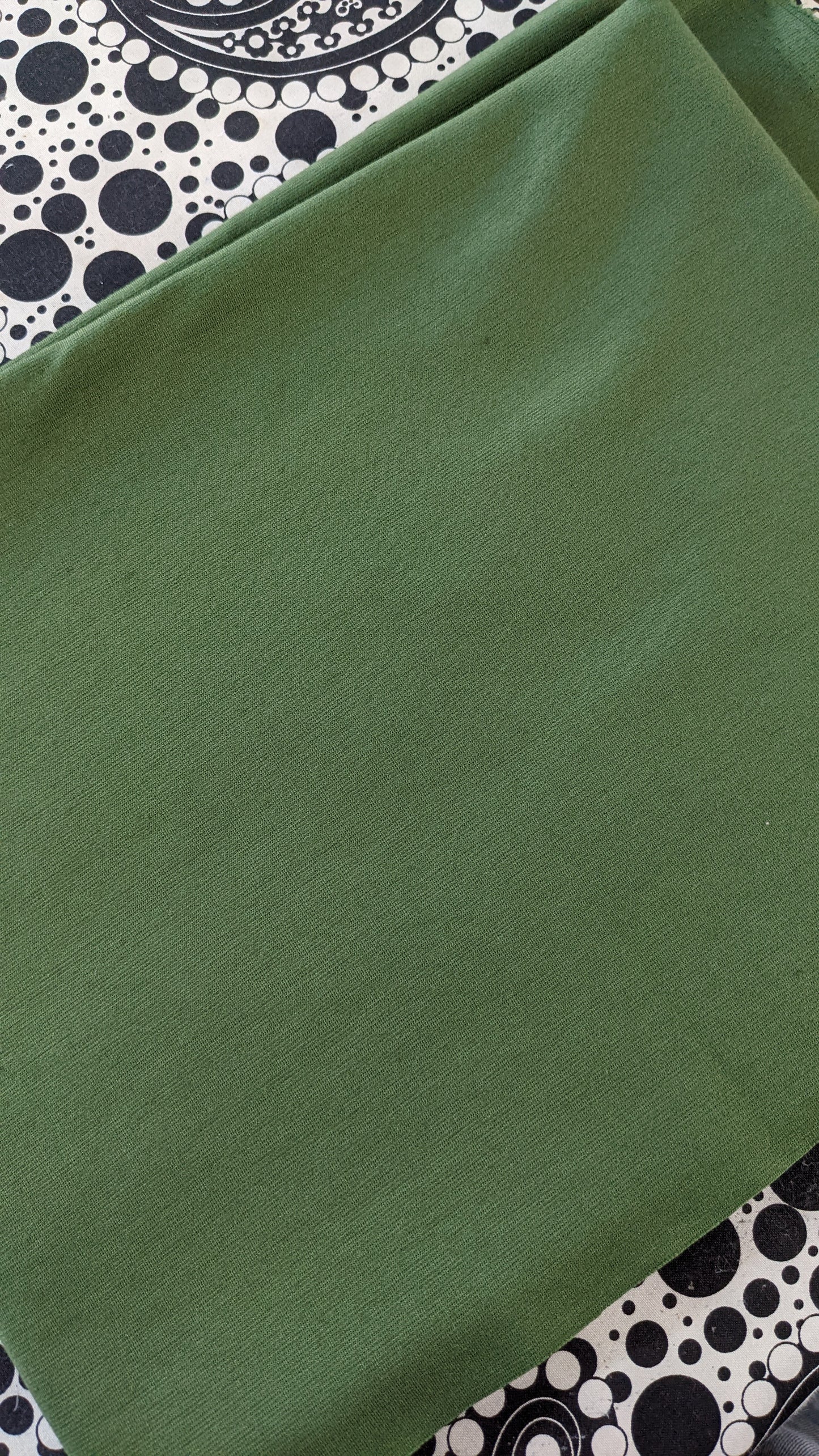 Rayon/Spandex Ponte De Roma in Bright Olive