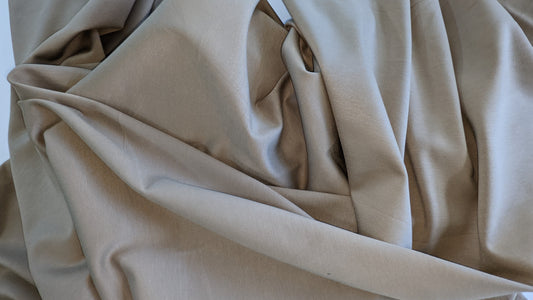 Rayon/Spandex Ponte De Roma in Khaki