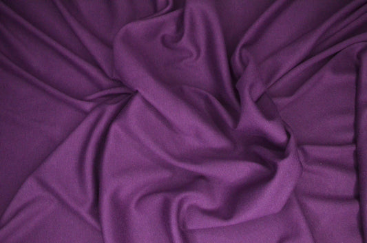 Poly/Cotton Interlock in Plum