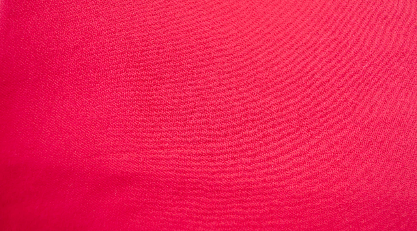 Organic Cotton Twill in Red