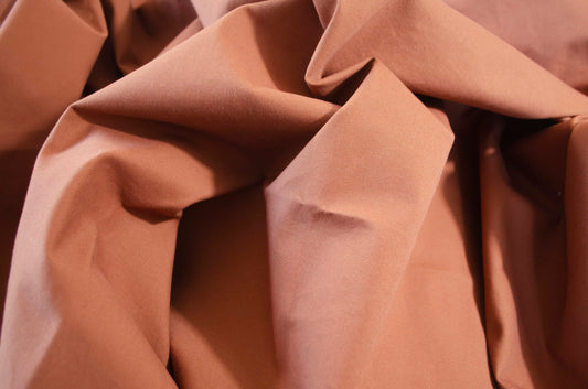 Cotton/Spandex Sanded Twill in Cinnamon