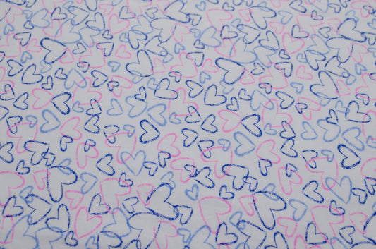 Cotton/Spandex Hearts