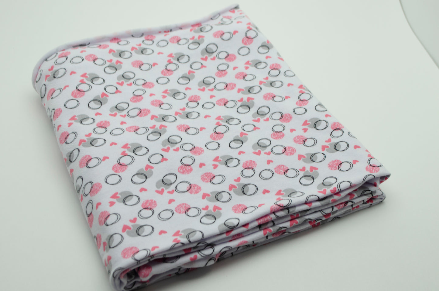 Cotton/Spandex Hearts and Circles