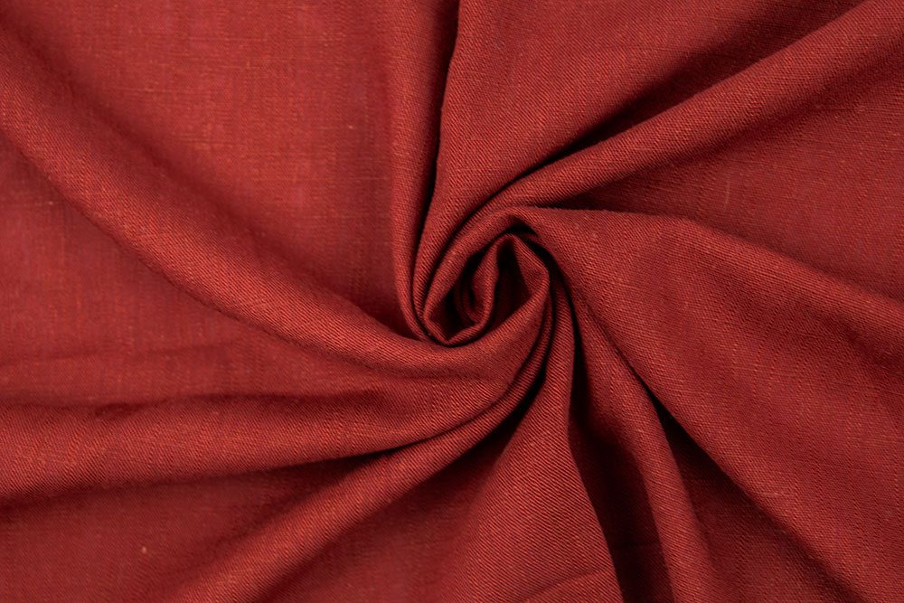 Italian Linen/Viscose Maroon