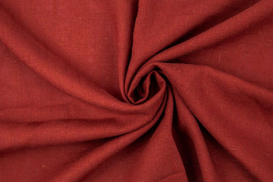Italian Linen/Viscose Maroon