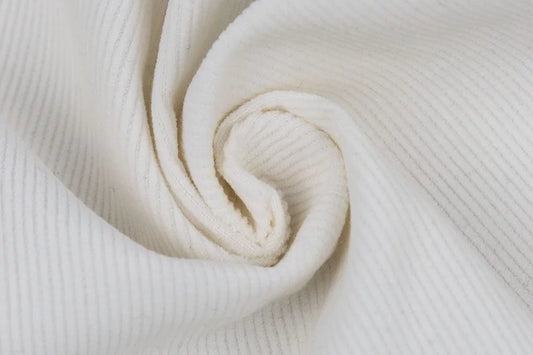 16 Wale Corduroy in Cream - 100% Cotton