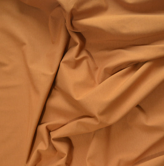 Cotton/Elastane Jersey in Caramel