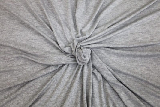 Heathered Rayon/Spandex in Grey
