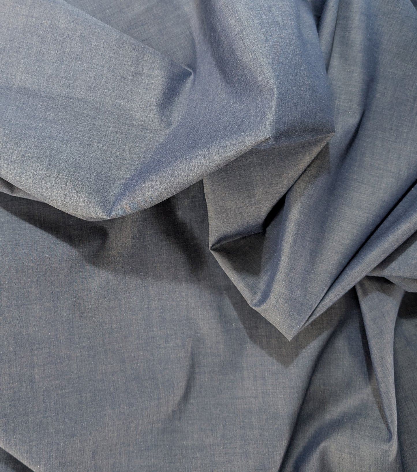 100% Cotton Japanese Chambray in Indigo