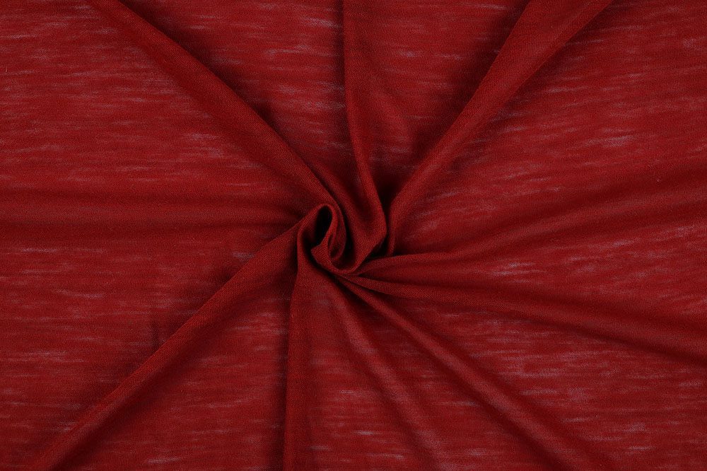 Italian 100% Wool Jersey in Red