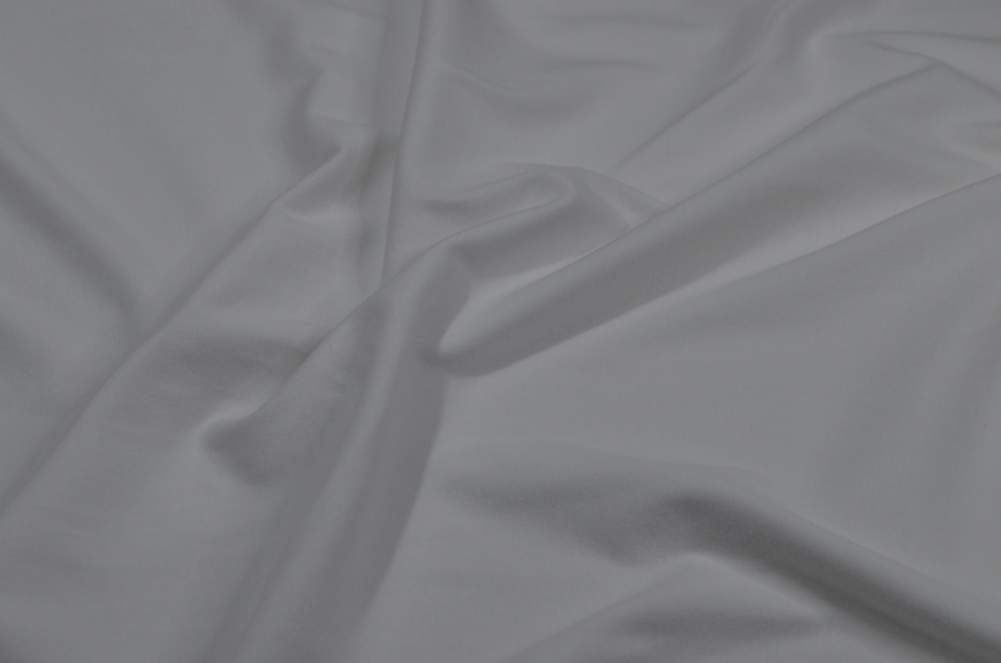 Pima Cotton Rib Knit in White