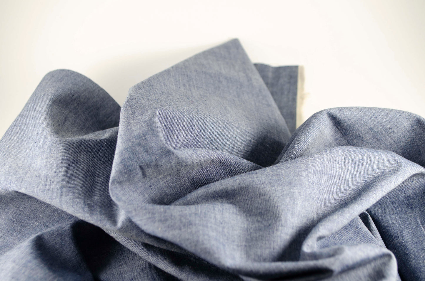 100% Cotton Japanese Chambray in Indigo