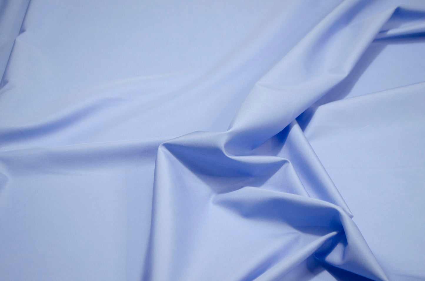 140s/2Ply Cotton Japanese Shirting in Medium Blue